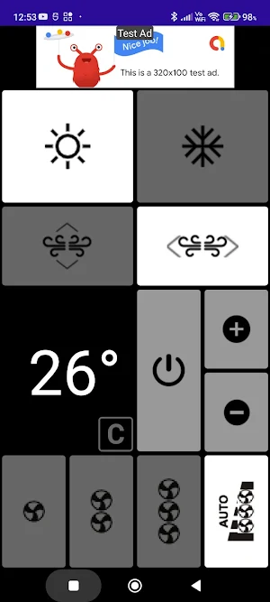 Kinghome AC Remote No settings Screenshot 0