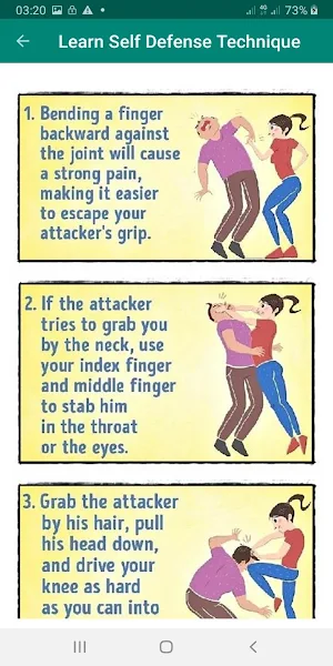 Self Defense Technique Easy Screenshot 2