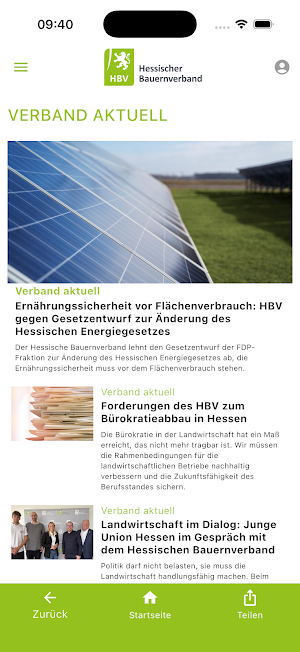 Hessischer Bauernverband Screenshot 2