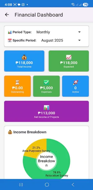 SurveyCalc Planner Screenshot 3