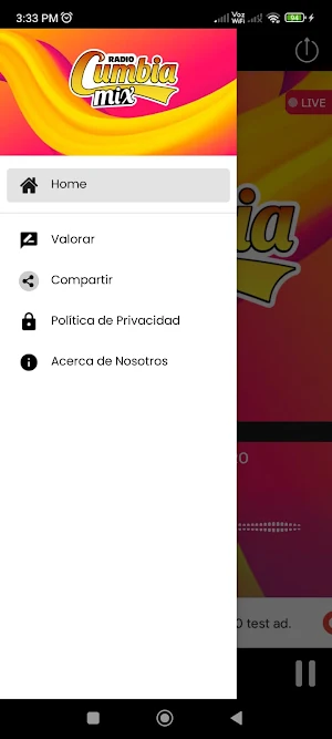Radio Cumbia Mix - Vivo Stream Screenshot 1