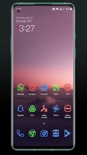 [SSP] - Neon RGB Icon Pack Screenshot 2