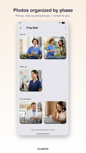 SurgiSafe Case photo organizer Screenshot 2