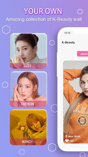 Korean Girl Idol Wallpaper Screenshot 1