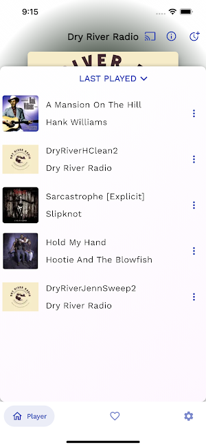 Dry River Radio Screenshot 1