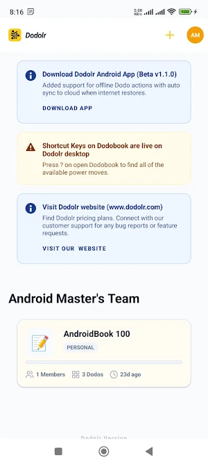 Dodolr - Organize work & ideas Screenshot 0