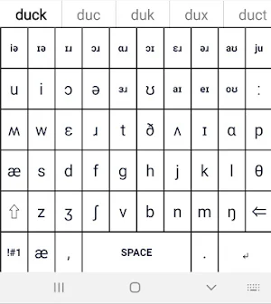 Fonetik Keyboard for Dysgraphi Screenshot 1