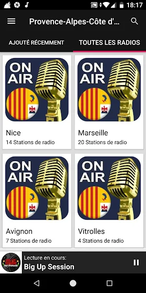 Stations Radio de Provence-Alp Screenshot 3