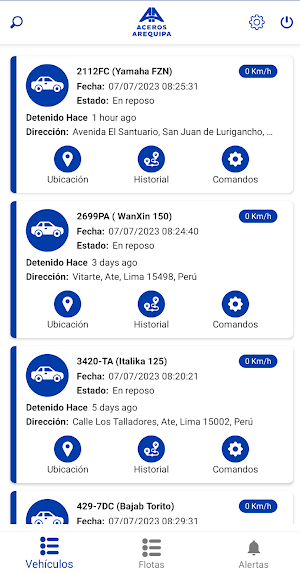 AASA MONITOREO GPS Screenshot 2