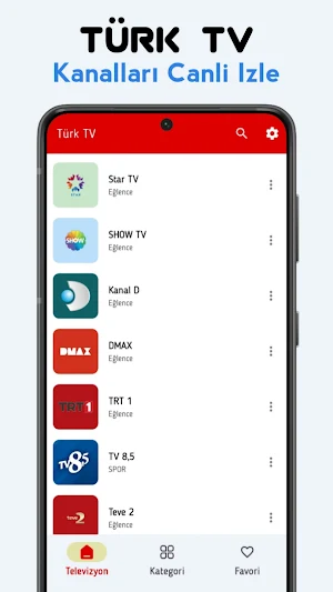Türk TV Kanalları - Canli Izle Screenshot 0