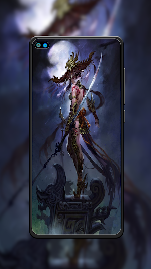 Samurai Women Wallpaper Screenshot 2