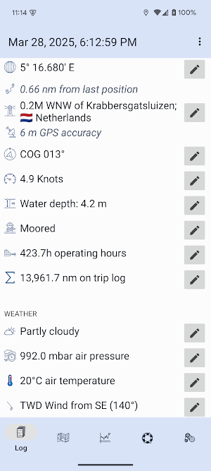 Ship's Log Book for Captains Screenshot 1