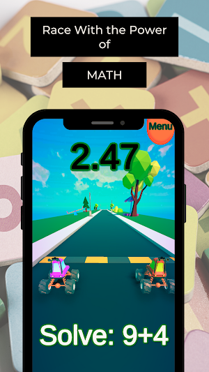 Math Race: Math game for kids Screenshot 0