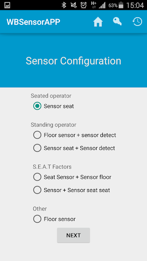 WBSensorAPP Screenshot 1