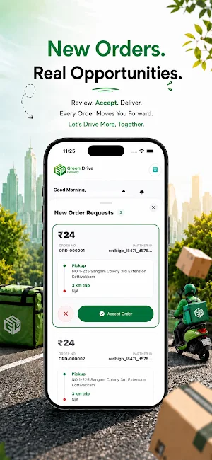 GreenDrive Delivery Screenshot 2