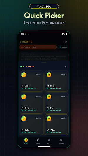 Voxtonic - Offline AI TTS Screenshot 3