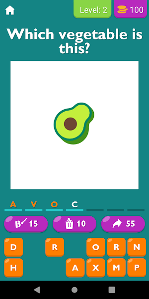 Guess The Vegetable By Emoji Screenshot 2