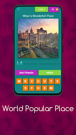 Popular Place Quiz Screenshot 0