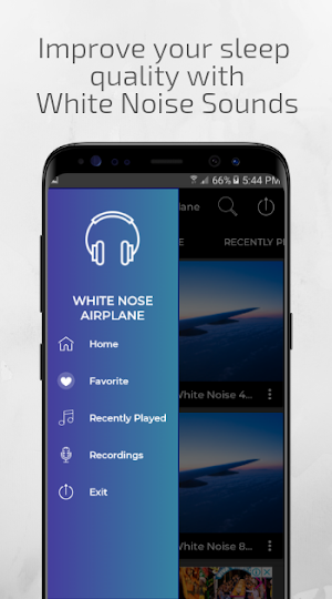 White Noise Airplane Train Screenshot 0