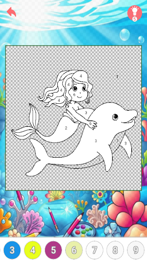 Dolphin Splash Color World Screenshot 1