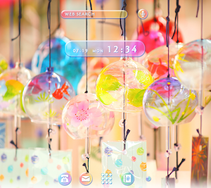 Colorful Windchimes Theme Screenshot 0