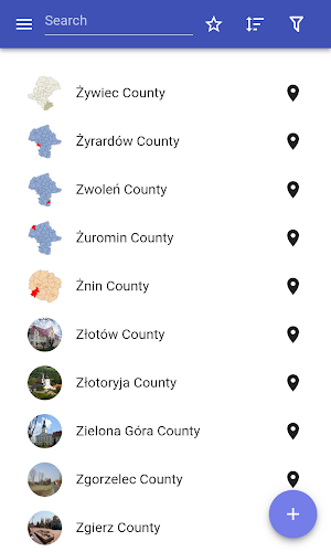 Districts in Poland Screenshot 0