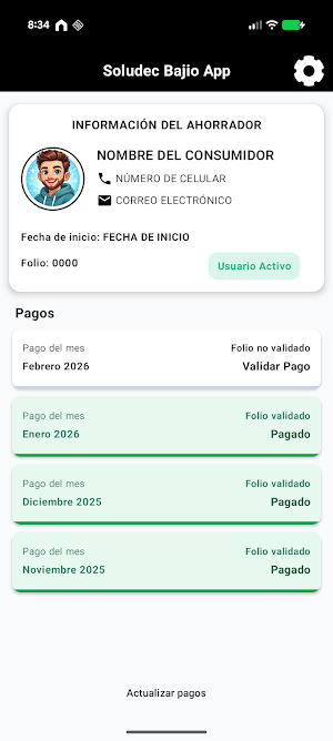 Soludec Bajio App Screenshot 2