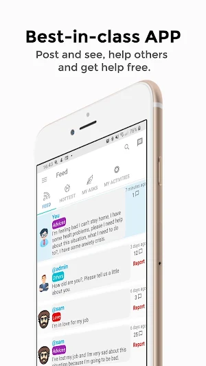 Anonymous Advisers And Chat: Help Others, Get Help Screenshot 0