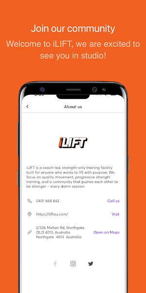iLIFT Strength Gym Screenshot 2