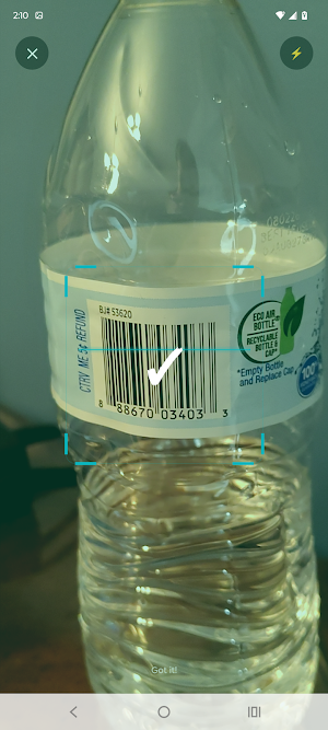 QR and Barcode Scanner Screenshot 2