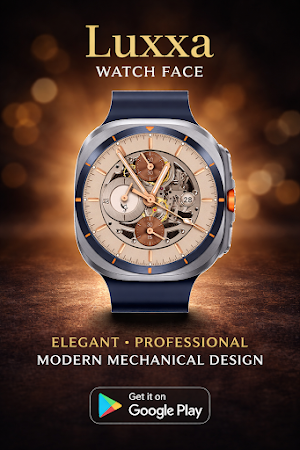 Luxxa: Modern Mecha Watch Face Screenshot 2