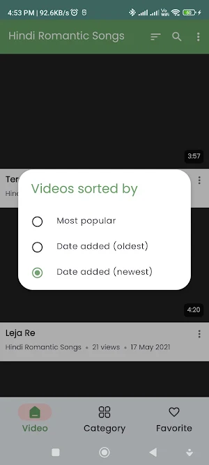 Hindi Romantic Songs Screenshot 1
