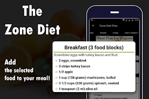 The Zone Diet Screenshot 2