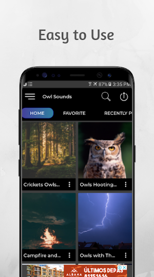 Owl Alarm Clock Sleep Screenshot 1