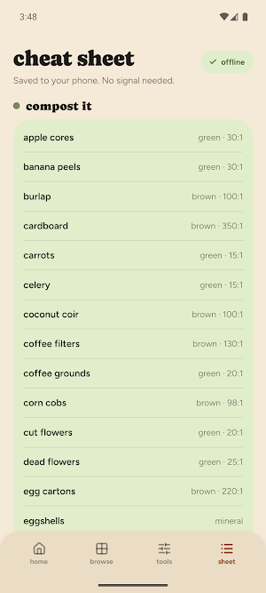 cancompost: what can I compost Screenshot 3