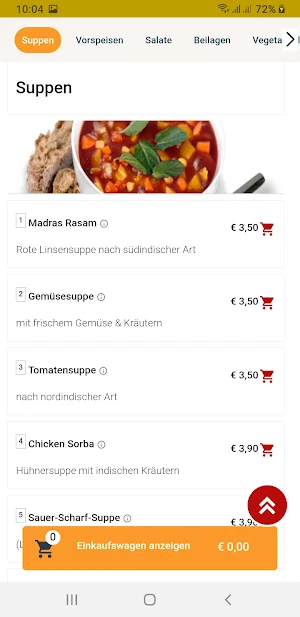 Goa Indisches Restaurant Screenshot 3