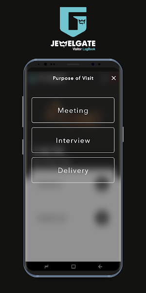 JewelGate - Visitor LogBook Screenshot 1