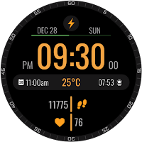 Electronic Time - watch face