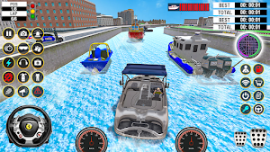Dubai Police Boat Chase Games Screenshot 1