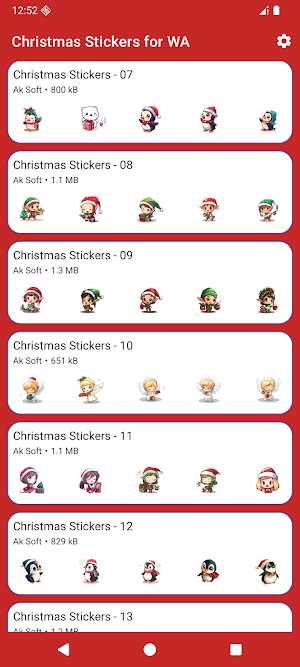 Christmas Stickers for WA Screenshot 1