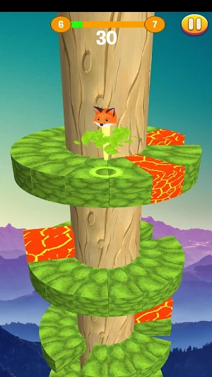Helix Jungle Jump Screenshot 1