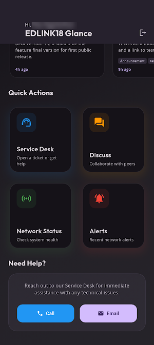 EDLINK18 Glance Screenshot 1