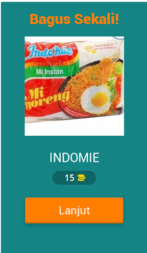 Game gambar makanan ringan Screenshot 1