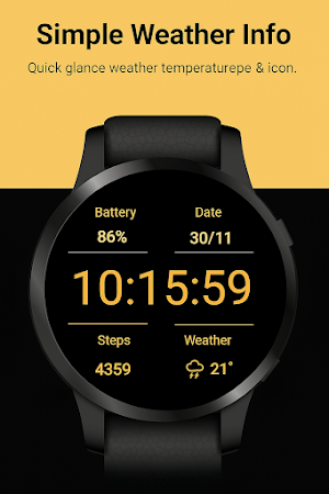 Battery Saver Minimal Watch Screenshot 2