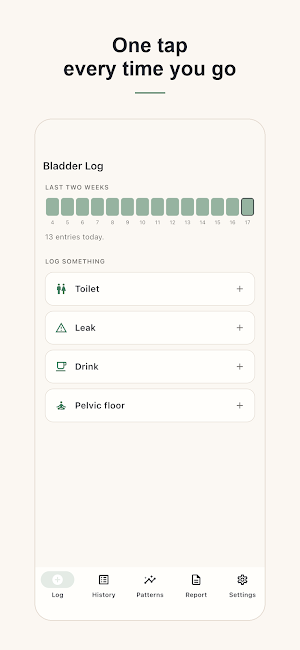 Bladder Diary: Voiding Log Screenshot 0