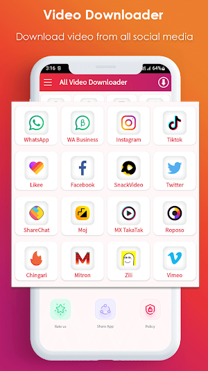 Video Downloader & Story Saver Screenshot 1