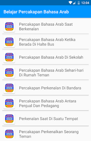 Belajar Percakapan Bahasa Arab Screenshot 0
