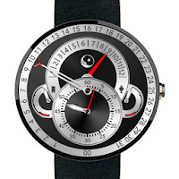 WATCH FACE BLACK LUNAR MAKER