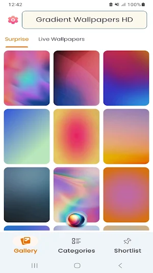 Gradient Wallpapers HD Screenshot 0