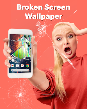 Broken Screen Wallpaper Prank Screenshot 0